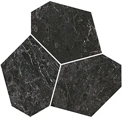 Декоративный элемент Kerama Marazzi Марсель KMD2HID025BR Наборный чёрный глянцевый обрезной 25,5x26,5