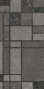 Декоративный элемент Kerama Marazzi Марсель KMD3STA130BR Микс тёмный глянцевый обрезной 60x119,5