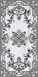 Декоративный элемент Kerama Marazzi Монте Тиберио SG591722R Белый лаппатированный Обрезной 9mm 119,5x238,5