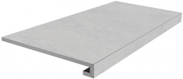 Kerama Marazzi Ступень клееная Монте Тиберио серый матовый SG850290R/GCF 33x80 матовая
