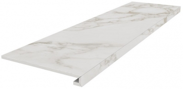 Kerama Marazzi Ступень клееная Монте Тиберио серый светлый матовый обрезной SG540720R/GCF 33x119,5 матовая