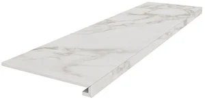 Kerama Marazzi Ступень клееная Монте Тиберио серый светлый матовый обрезной SG540720R/GCF 33x119,5 матовая