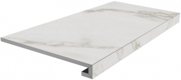 Kerama Marazzi Ступень клееная Монте Тиберио серый светлый матовый SG850190R/GCF 33x80 матовая