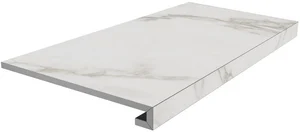 Kerama Marazzi Ступень клееная Монте Тиберио серый светлый матовый SG850190R/GCF 33x80 матовая