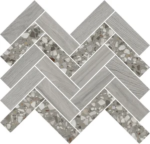 Kerama Marazzi Монтиони Декор Мозаичный Серый T042/SG5267 34x35,5 матовый