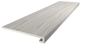 Kerama Marazzi Монтиони Ступень Клееная Белый Матовый Обрезной SG518820R/GCF 33x120 матовая