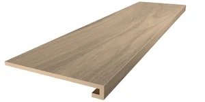 Kerama Marazzi Монтиони Ступень Клееная Бежевый Темный Матовый Обрезной SG518420R/GCF 33x120 матовая