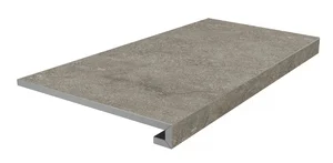 Ступень Kerama Marazzi Портленд KM8080G0021RGCF Фронтальная Клееная Бежевый Тёмный матовая Обрезной 33x80