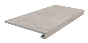 Ступень Kerama Marazzi Портленд KM8080G0031RGCF Фронтальная Клееная Серый Светлый матовая Обрезной 33x80