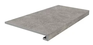 Ступень Kerama Marazzi Портленд KM8080G0041RGCF Фронтальная Клееная Серый матовая Обрезной 33x80
