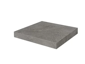 Угловая ступень Kerama Marazzi Портленд KM8080G0051RGCA Клееная Серый Тёмный матовая Обрезной 33x33