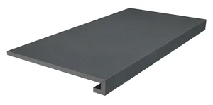 Kerama Marazzi Про Чементо Ступень Клееная Антрацит Матовый DD641920R/GCF 30x60 матовая