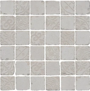 Мозаика Kerama Marazzi Декор Про Фьюче серый светлый мозаичный SBM005/DD640320 30x30 матовая