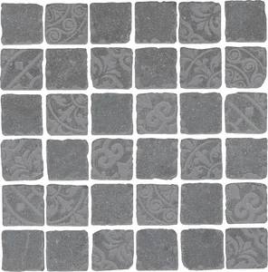 Мозаика Kerama Marazzi Декор Про Фьюче серый темный мозаичный SBM007/DD640520 30x30 матовая