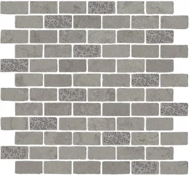 Kerama Marazzi Про Лаймстоун Антика Декор 2 Мозаичный Серый Матовый MBD010 30x32 матовый