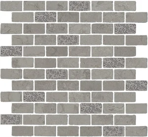 Kerama Marazzi Про Лаймстоун Антика Декор 2 Мозаичный Серый Матовый MBD010 30x32 матовый