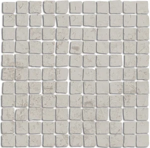 Мозаика Kerama Marazzi Про Лаймстоун Спакко Декор Мозаичный Серый Светлый Матовый MBS003 20x20 матовая