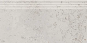 Kerama Marazzi Cтупень Про Лаймстоун серый светлый натуральный обрезной DD205300R/GR 30x60 матовая