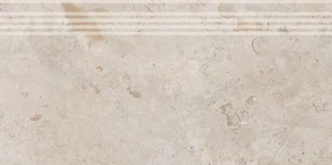 Ступень Kerama Marazzi DD205420RGR Про Лаймстоун Темно Бежевый Нат 30x60 матовая