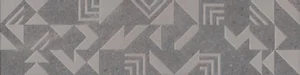 Kerama Marazzi Декор Про Матрикс серый темный геометрия SBD012/DD3183 15x60 матовый