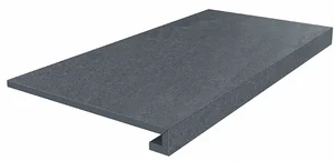 Kerama Marazzi Ступень клееная Про Матрикс антрацит обрезной DD602420R/GCF 33x60 матовая