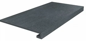 Kerama Marazzi Ступень клееная Про Матрикс черный обрезной DD602520R/GCF 33x60 матовая