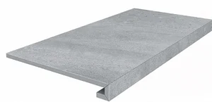 Kerama Marazzi Ступень клееная Про Матрикс серый обрезной DD602220R/GCF 33x60 матовая