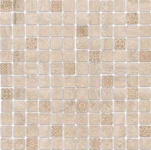 Мозаика Kerama Marazzi Риальто Антика Декор 2 Мозаичный Бежевый Светлый Матовый MBD002 30x30 матовая