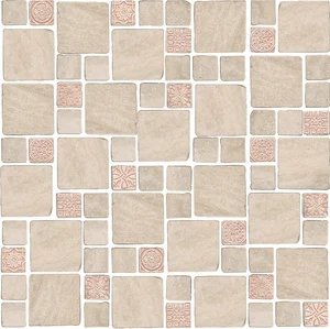 Мозаика Kerama Marazzi Риальто Антика Декор 4 Мозаичный Бежевый Светлый Матовый MBD006 30x30 матовая