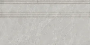 Kerama Marazzi Плинтус Риальто серый светлый глянцевый обрезной FME027R 20x40 глянцевый