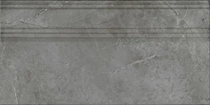 Kerama Marazzi Плинтус Риальто серый тёмный глянцевый обрезной FME031R 20x40 глянцевый