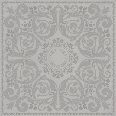 Декоративный элемент Kerama Marazzi Риальто 2 серый матовый обрезной HGD/B592/SG850290R 80x80 матовый