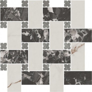 Декоративный элемент Kerama Marazzi Риальто 3 наборный матовый ID163 43,5x43,5 матовый