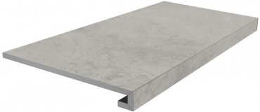 Kerama Marazzi Ступень клееная Риальто серый светлый матовый SG850390R/GCF 33x80 матовая