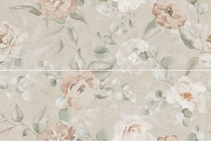 Kerama Marazzi Риккарди панно 2 бежевый матовый AZ/B051/2x/14059R 80x120 матовое