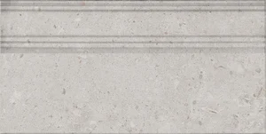 Kerama Marazzi Риккарди плинтус серый светлый матовый FME015R 20x40 матовый