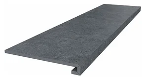 Ступень Kerama Marazzi DL501320RGCF Роверелла Клееная Серая Темная 33x119,5 матовая
