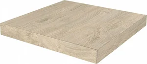 Kerama Marazzi Ступень угловая клееная левая Сальветти капучино светлый SG506520R/GCS 33x33 матовая