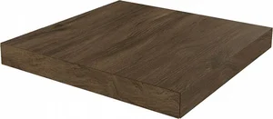 Kerama Marazzi Ступень угловая клееная левая Сальветти коричневый SG506820R/GCS 33x33 матовая