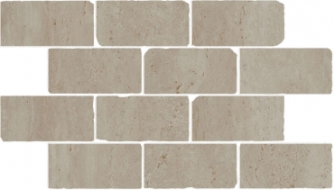 Бордюр Kerama Marazzi Сан-Марко мозаичный бежевый матовый обрезной BR034 26,5x46,5 матовый