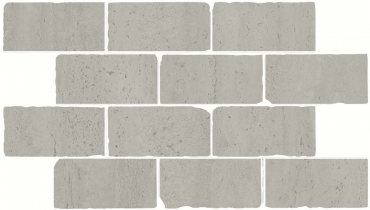 Бордюр Kerama Marazzi Сан-Марко мозаичный серый светлый матовый обрезной BR032 26,5x46,5 матовый