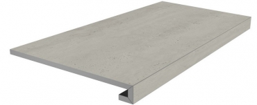 Kerama Marazzi Ступень клееная Сан-Марко серый светлый матовый SG850990R/GCF 33x80 матовая