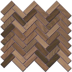Мозаика Kerama Marazzi Декор Селект Вуд беж темный мозаичный SG194/002 30x30 матовая