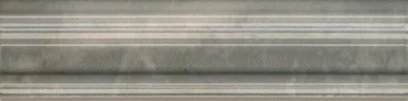 Бордюр Kerama Marazzi Стеллине Багет Серый BLB044 5x20 глянцевый