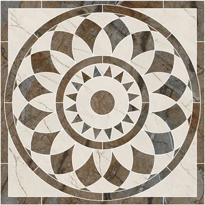 Декоративный элемент Kerama Marazzi Театро Наборный ID111 100x100 глянцевый