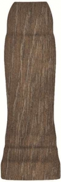 Бордюр Kerama Marazzi Угол внешний Тровазо коричневый светлый матовый SG7325/AGE 2,9x8 матовый