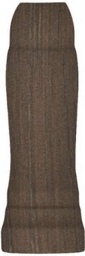 Бордюр Kerama Marazzi Угол внешний Тровазо коричневый тёмный матовый SG7329/AGE 2,9x8 матовый