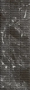Плитка Kerama Marazzi Тубкаль KM3090B0170R Чёрный глянцевая Структура Обрезной 30x89,5