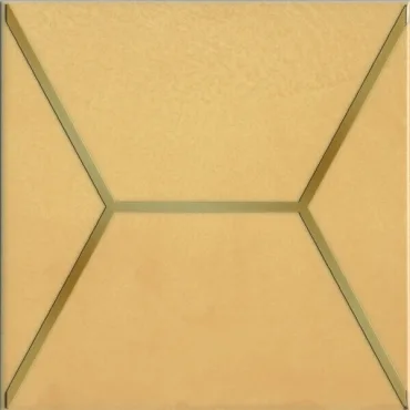 Декоративный элемент Kerama Marazzi Витраж Желтый OP/B181/17064 15x15 глянцевый