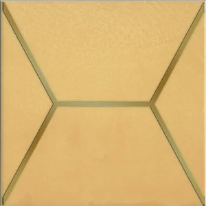 Декоративный элемент Kerama Marazzi Витраж Желтый OP/B181/17064 15x15 глянцевый